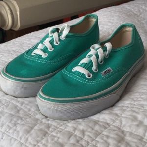 - Teal Vans